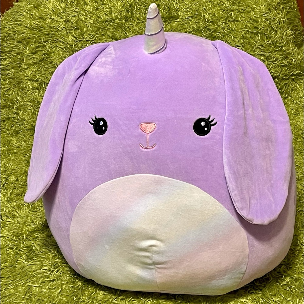 Gelina The Purple Bunnycorn By Squishmallows 16”
